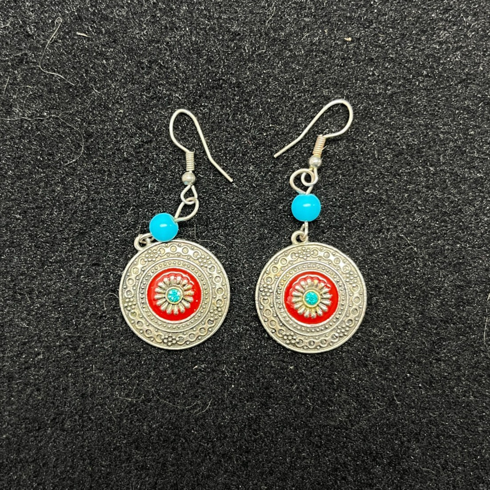 Boho Medallion Earrings